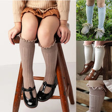 Load image into Gallery viewer, Ruffle Kids Knee High Socks